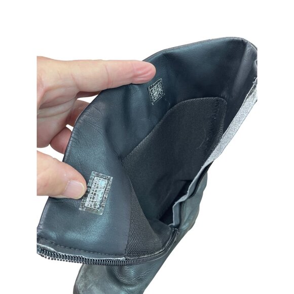 Keen Womans Black Leather Suede Waterproof Winter Boots Sz 4 SKU 9579 - Picture 9 of 16